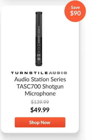 Turnstile Audio Station Series TASC700 Shotgun Microphone