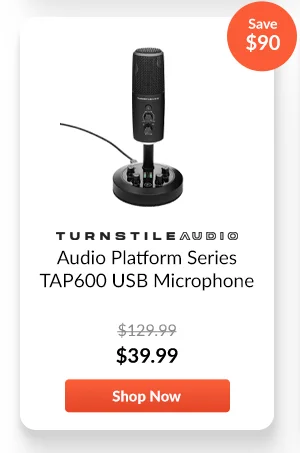 Turnstile Audio Platform Series TAP600 USB Microphone
