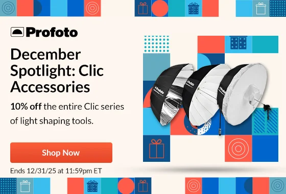 Profoto December Spotlight: Clic Accessories | Shop Now