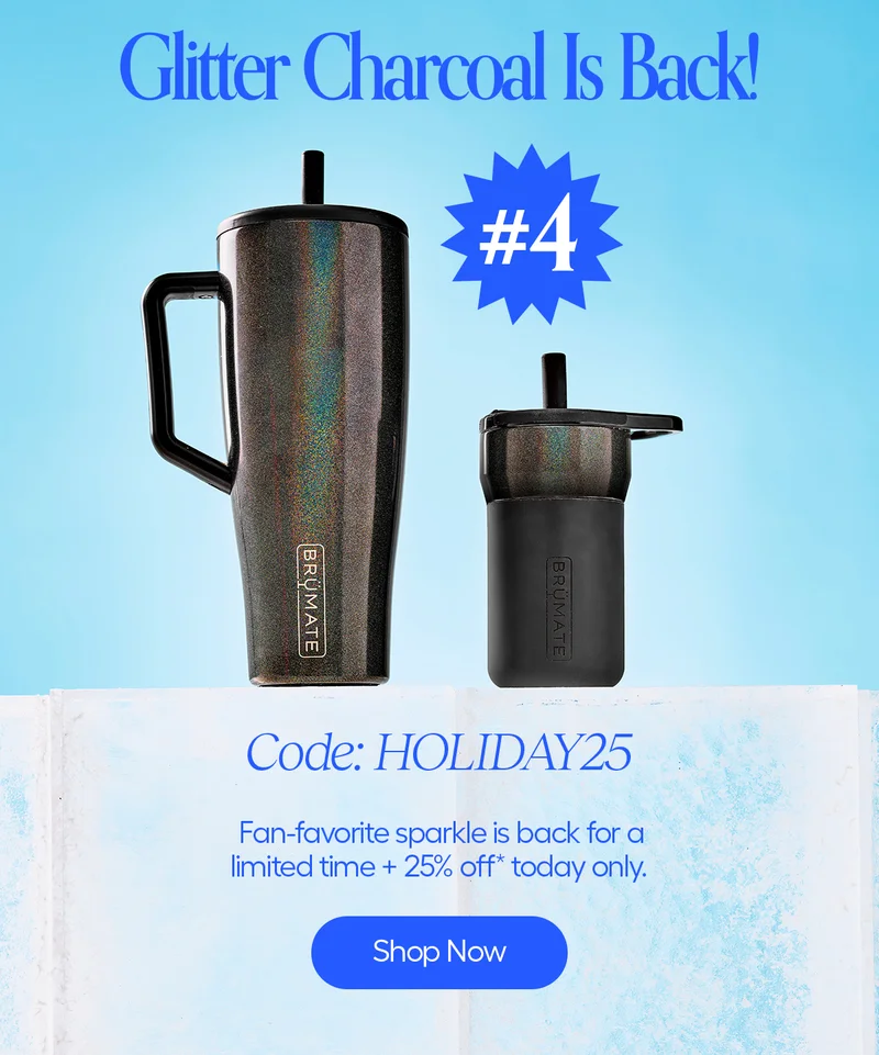 Glitter Charcoal Is Back! Code: Holiday25. Fan-favorite sparkle is back for a limited time + 25% off* today only. - Shop Now