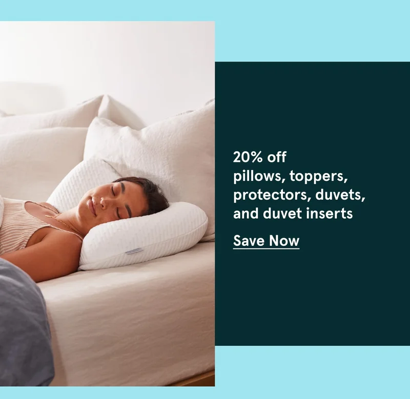 20% off pillows,toppers,protectors,duvets and duvet inserts | Save Now