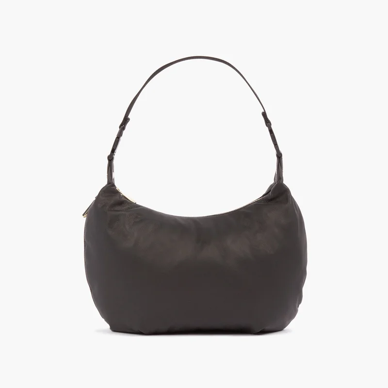 Image of Aoyama - Sheepskin Leather - Black / Gold / Camel