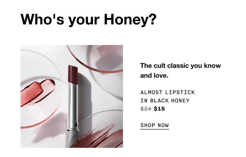 Who's your Honey? The cult classic you know and love.&nbsp; almost lipstick in black honey $15 SHOP NOW
