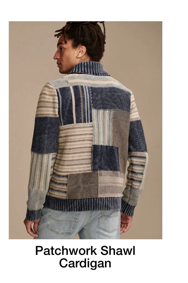 Patchwork Shawl Cardigan