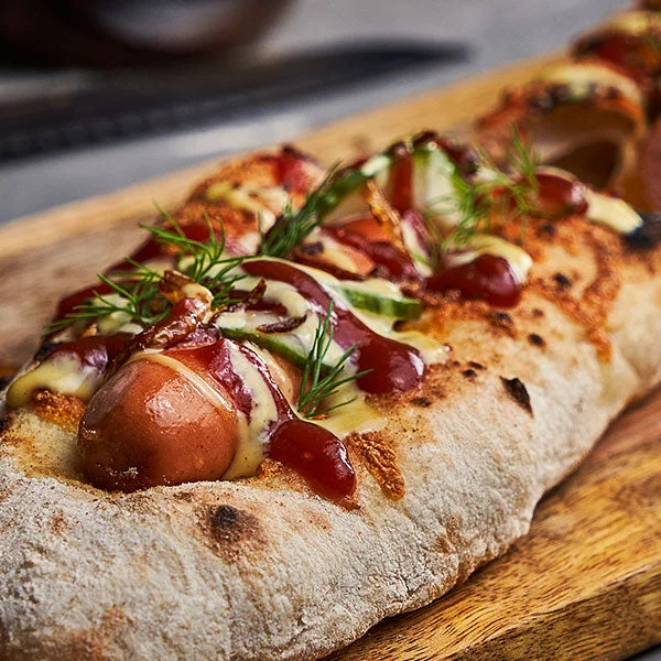 Gourmet Pizza Dogs