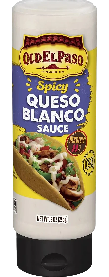 Image of Old El Paso Spicy Queso Blanco Sauce - Medium