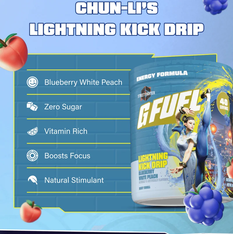 Chun-Li's Lightning Kick Drip