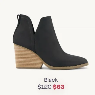 Eliza Heeled Black Boot - Image