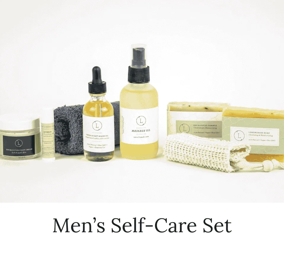 All natural grooming and Self-Care set for men