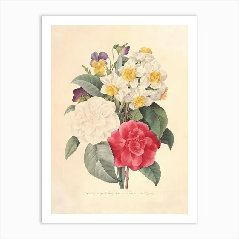 Image of Spring Floral Bouquet Art Print