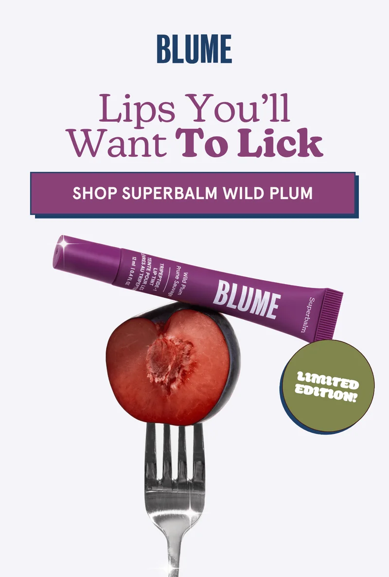BLUME: Lips You’ll Want to Lick [SHOP SUPERBALM WILD PLUM] LIMITED EDITION