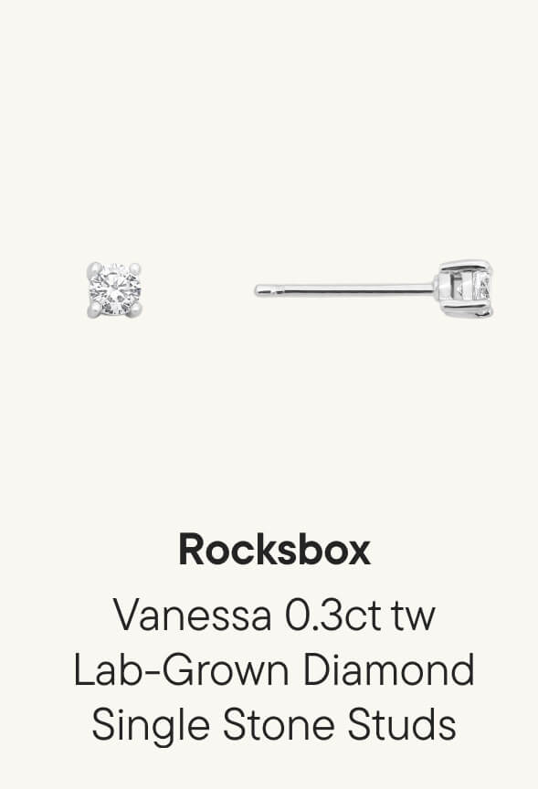 Vanessa 0.3ct tw Lab-Grown Diamond Single Stone Studs
