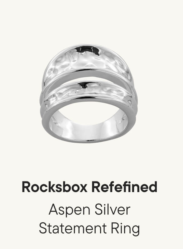 Aspen Silver Statement Ring