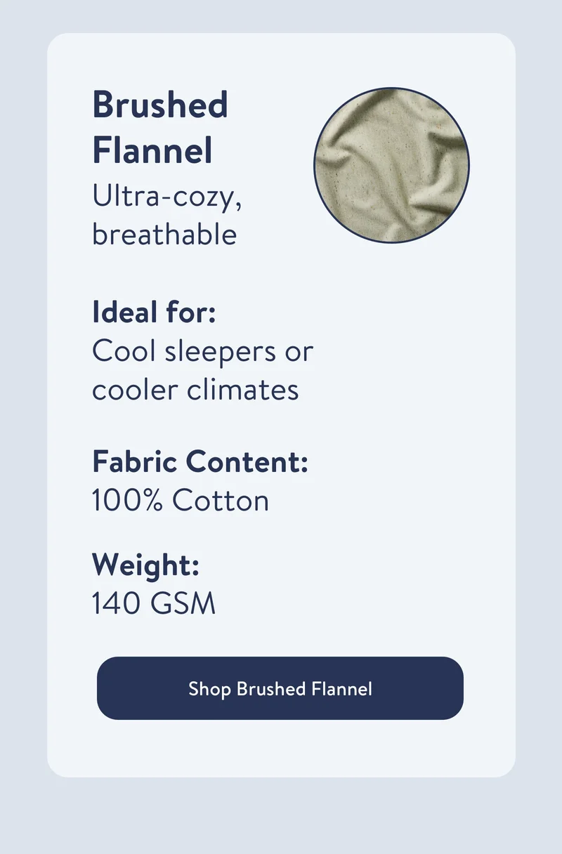 Brushed flannel