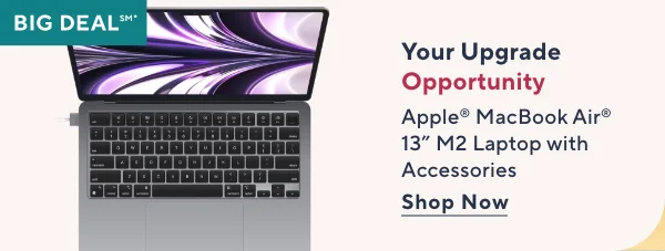 Apple MacBook Air 13 inch Laptop, M2 Chip w/ Accessories and Voucher