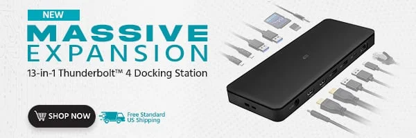 Monoprice 13‑in‑1 Thunderbolt 4 Docking Station