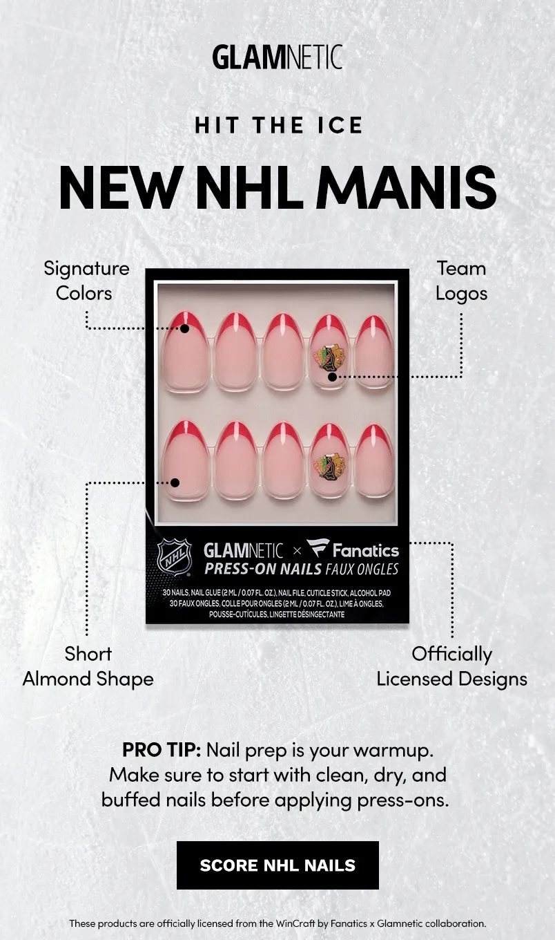 Hit the Ice New NHL Manis. Score NHL Nails