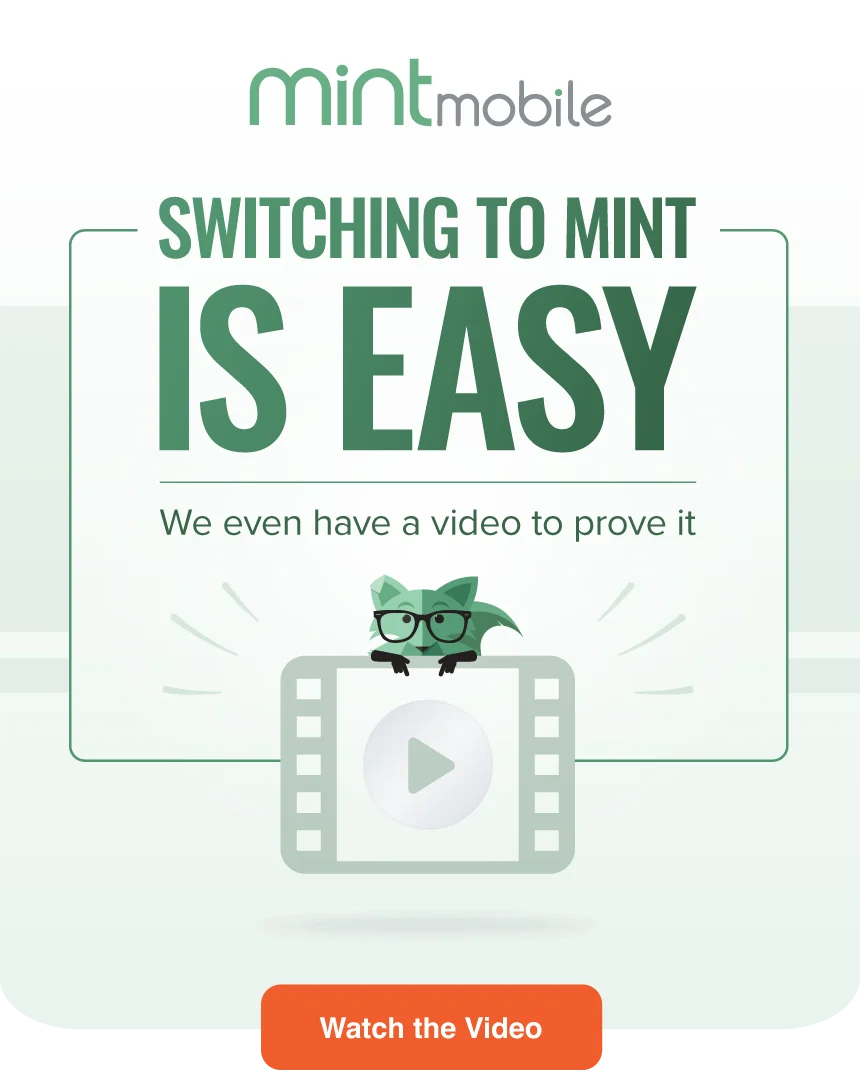 Switching to Mint is easy - We even have a video to prove it