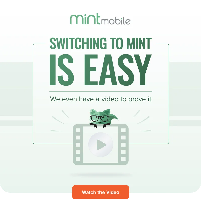 Switching to Mint is easy - We even have a video to prove it