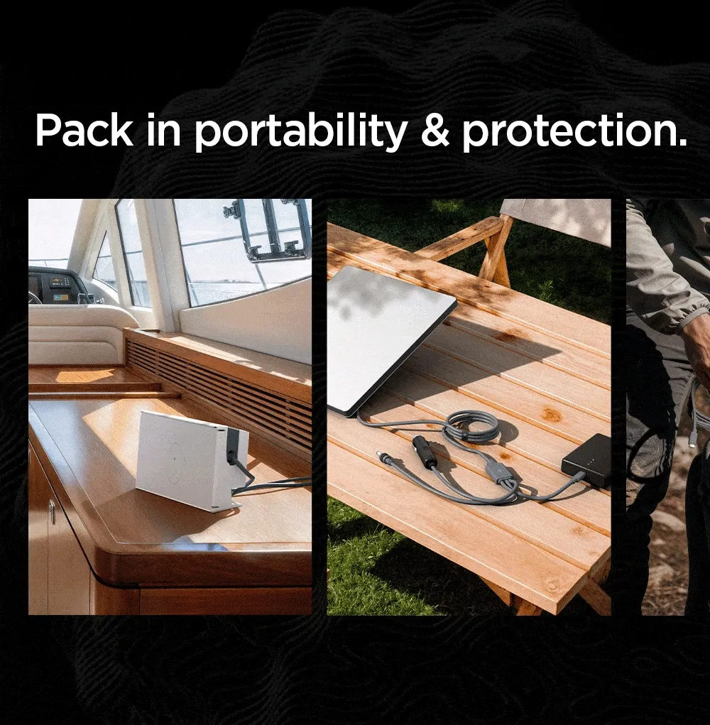 Pack in portability and protection.