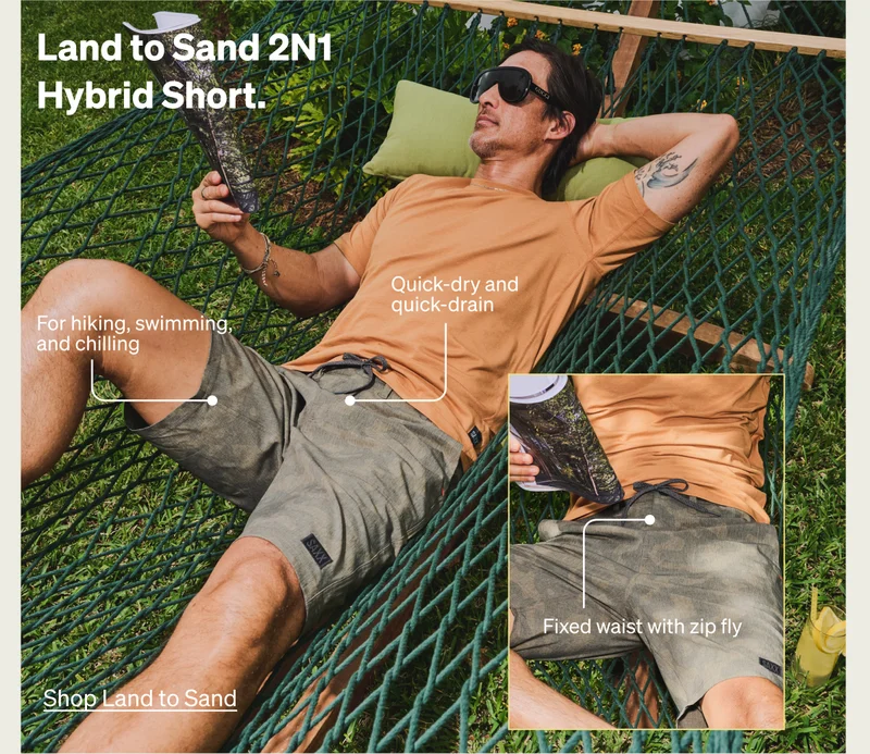 Land to Sand 2N1 Hybrid Short