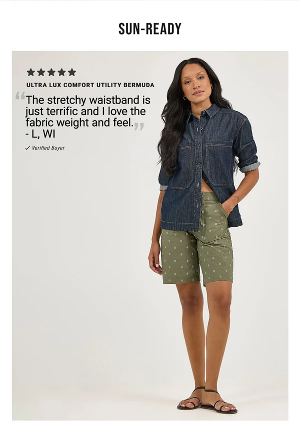 Ultra Lux Comfort Utility Bermuda