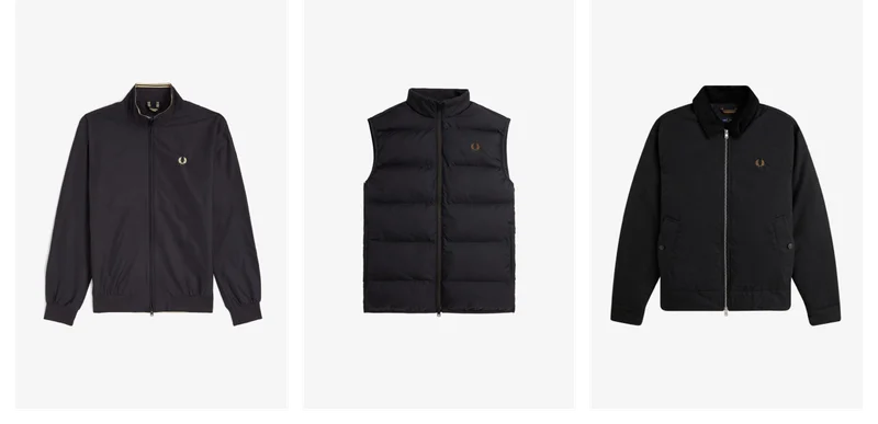 A collection of menswear jackets