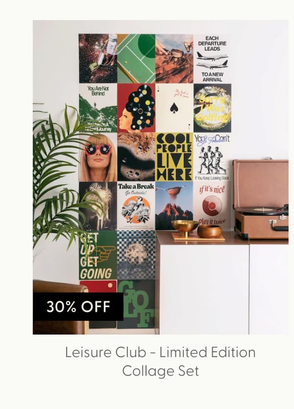 Leisure Club - Limited Edition Collage Set