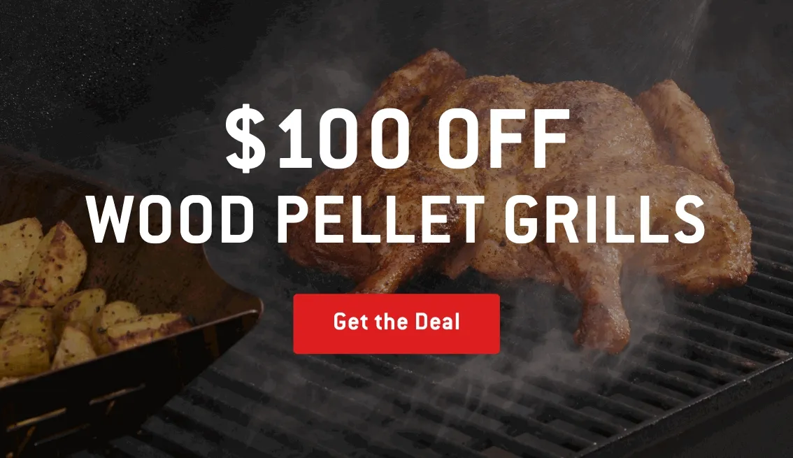 $100 OFF Weber Wood Pellet Grills