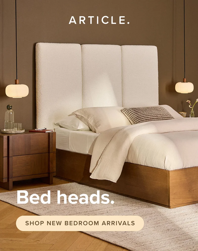 Bed heads: shop new bedroom arrivals.
