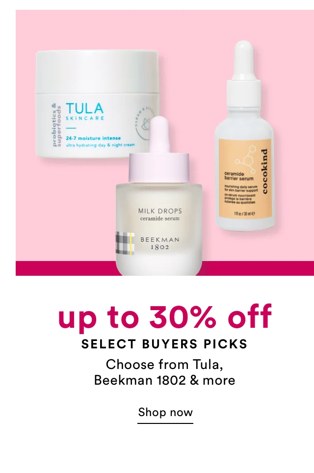 up to 30% off select buyers picks | Shop now