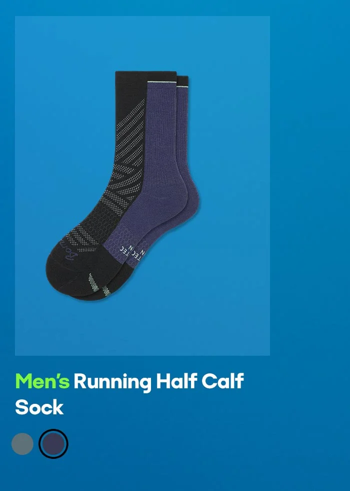 Men's Running Half Calf Sock