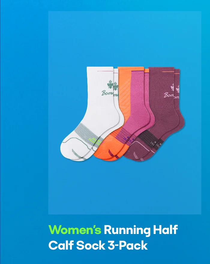 Women's Running Half Calf Sock 3-Pack