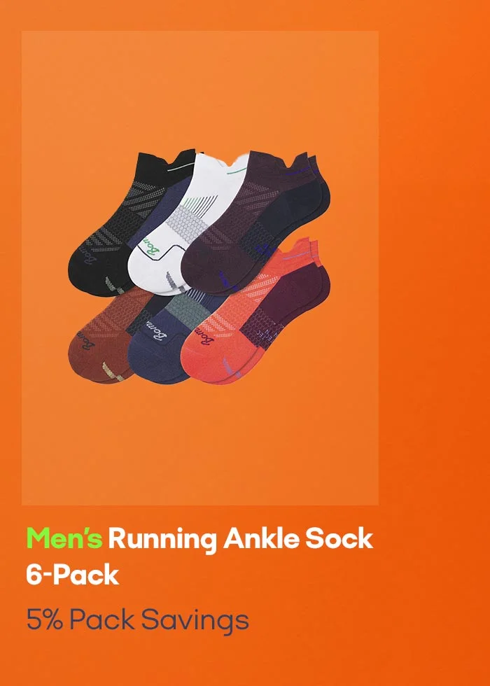 Men's Running Ankle Sock 6-Pack | 5% Pack Savings