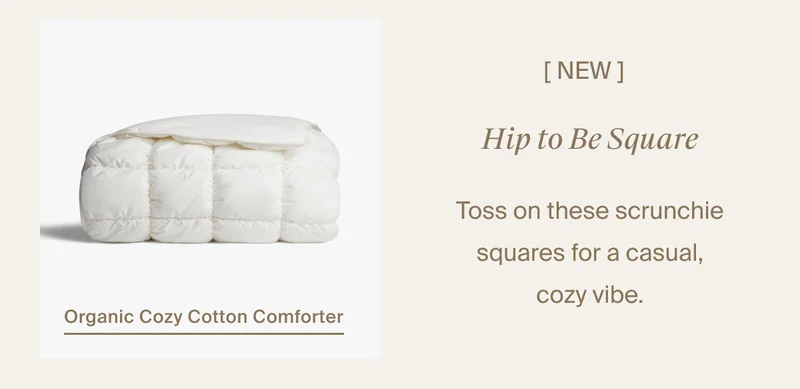 NEW Organic Cozy Cotton Comforter