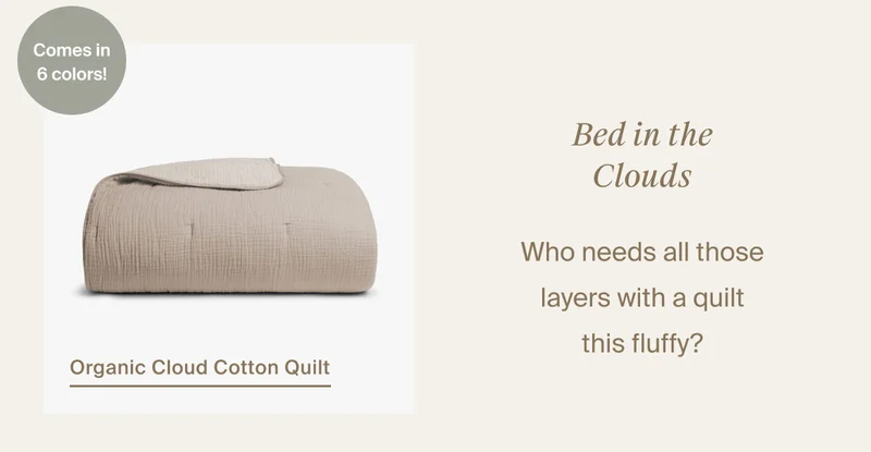 Organic Cloud Cotton Quilt