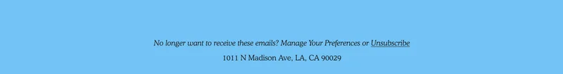 Manage Preferences