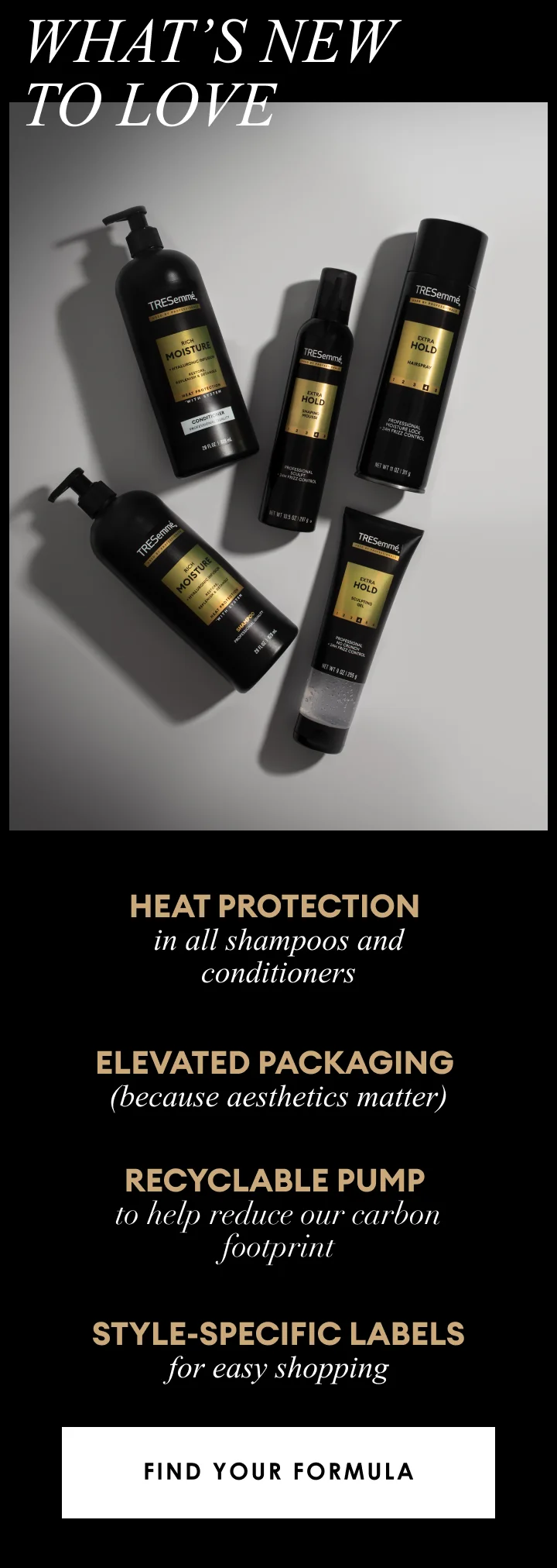 what’s new to love | Find Your Formula