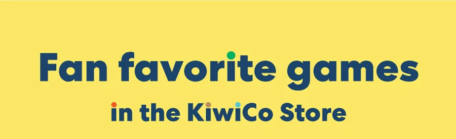 Fan favorite games in the KiwaCo Store
