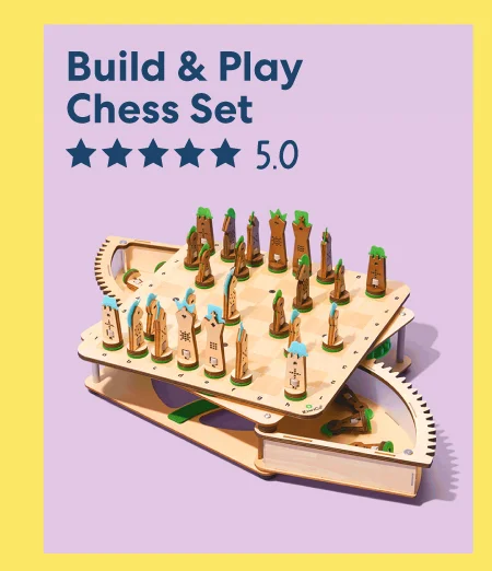 Build & Play Chess Set