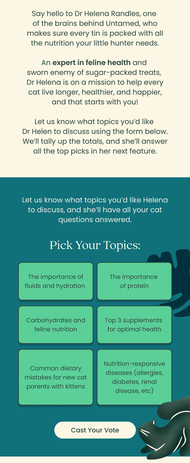 Pick your topics