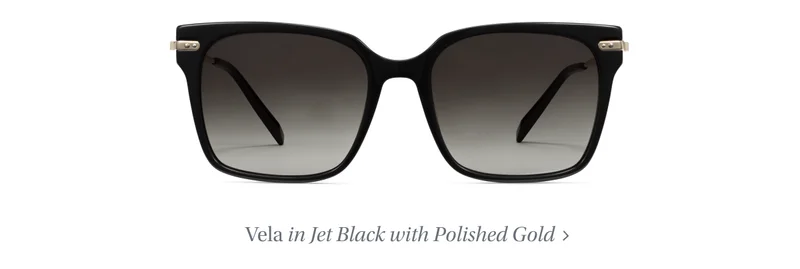 Vela sunglasses in Jet Black