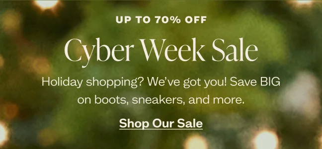 Shop Cyber Week Sale