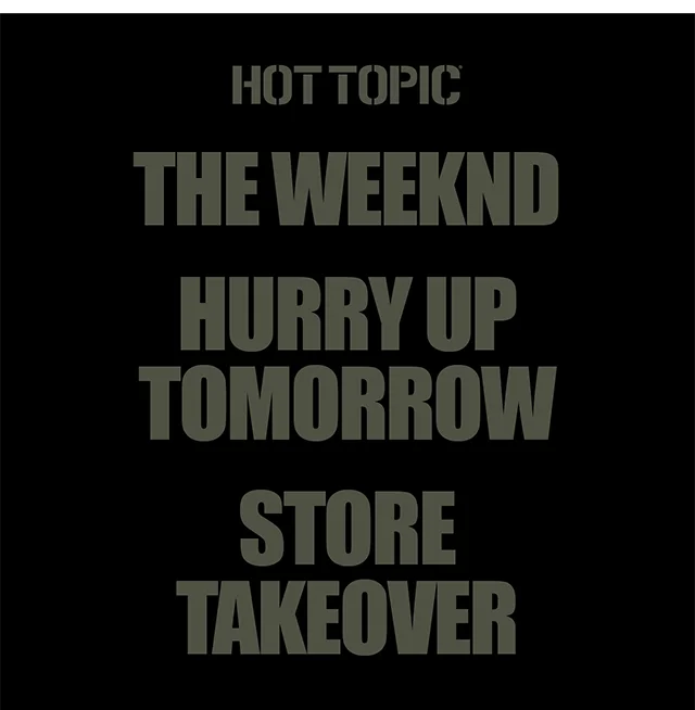 The Weeknd Hurry Up Tomorrow Store Takeover