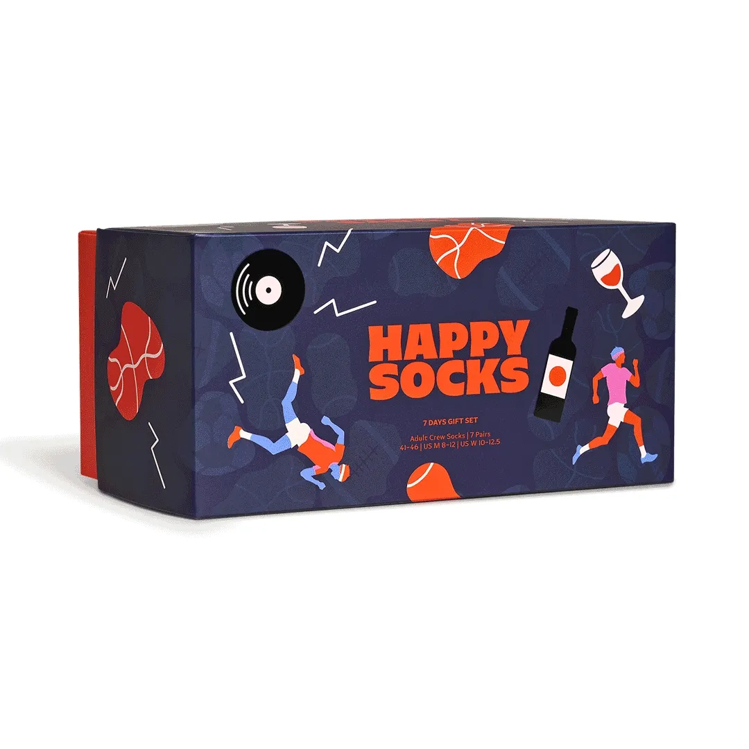 7-Pack 7 Days Socks Gift Set