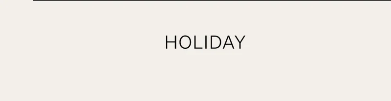 Shop Holiday