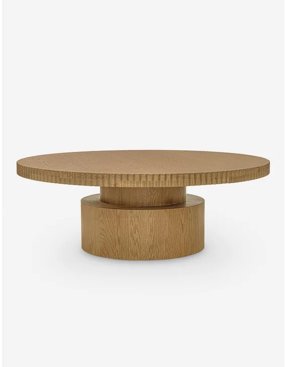 Aliso Round Coffee Tabl - Natural