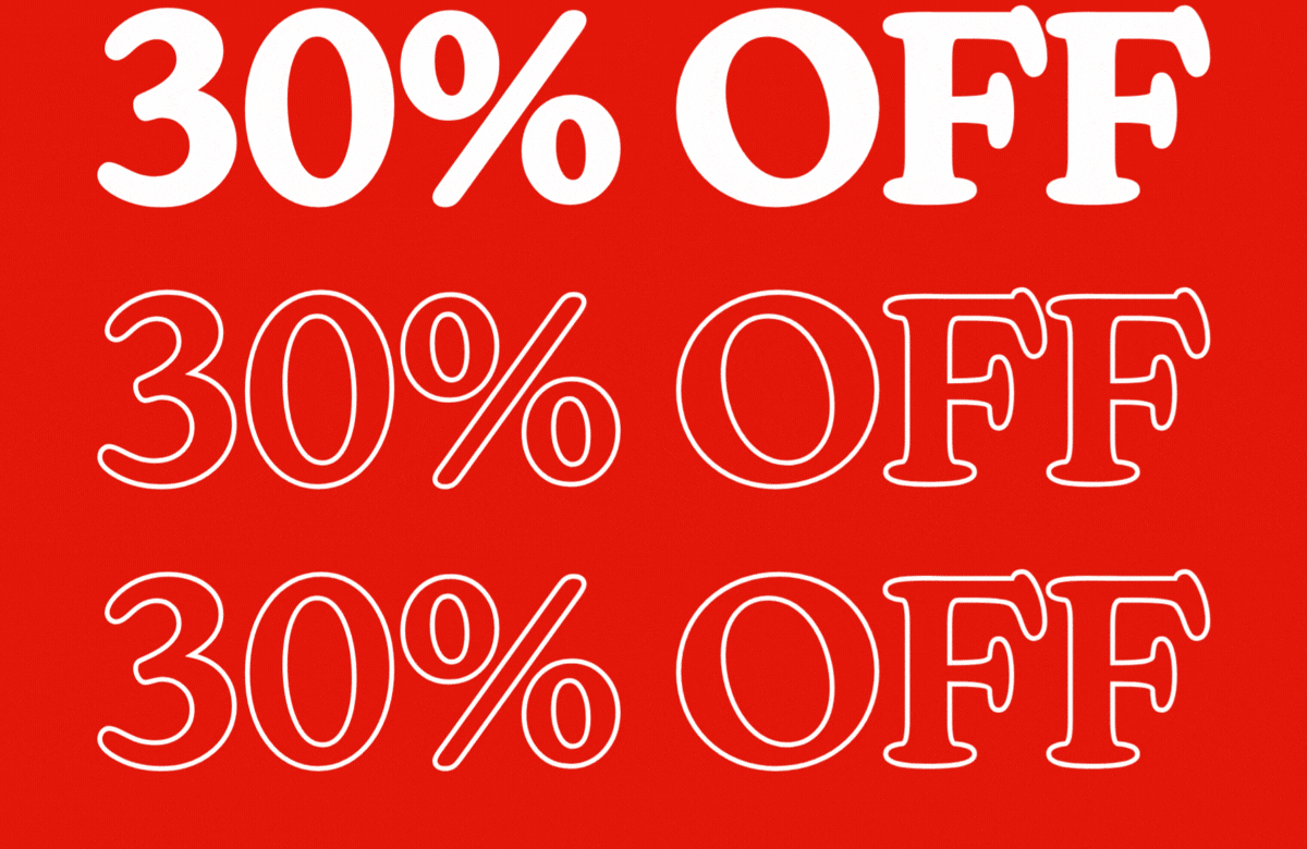 Up to 30% OFF: Limited time deals!
