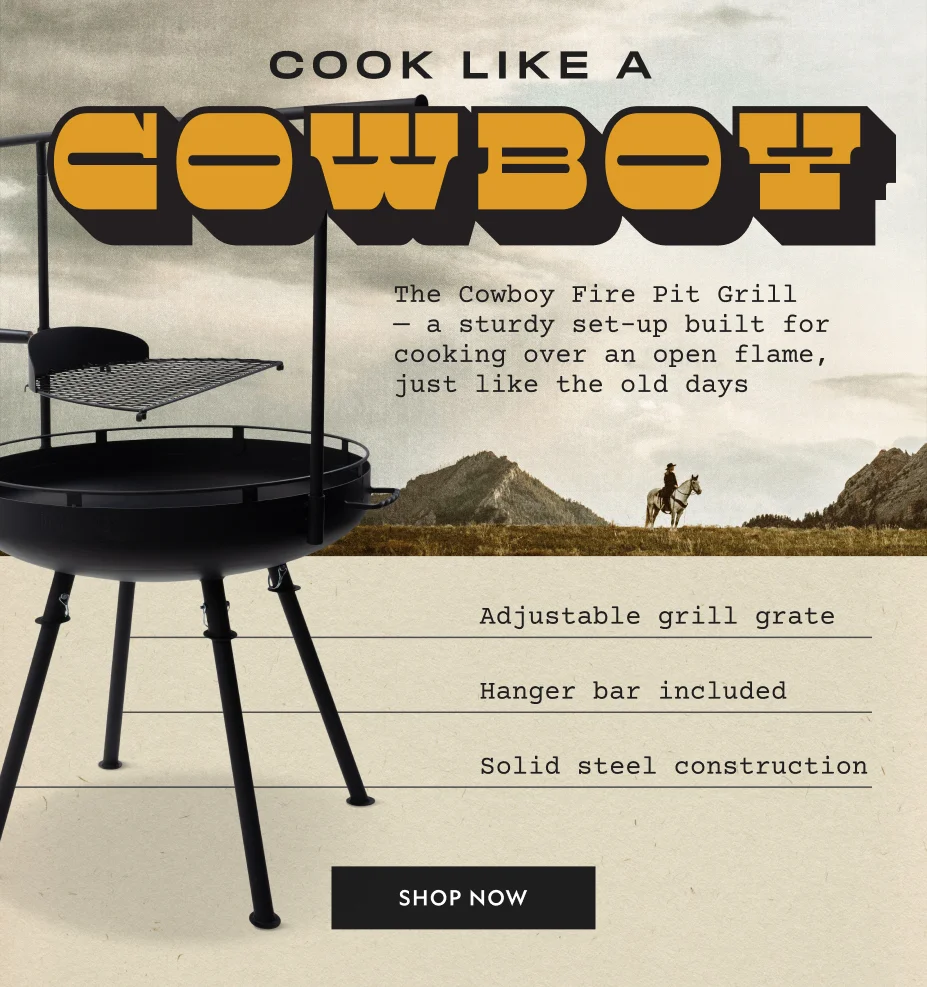 Cowboy Fire Pit Grill