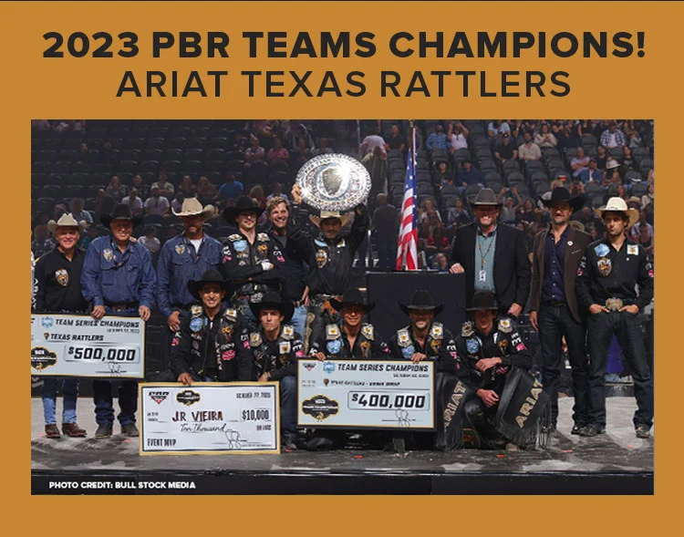 2023 PBR Teams Champions! ARIAT TEXAS RATTLERS